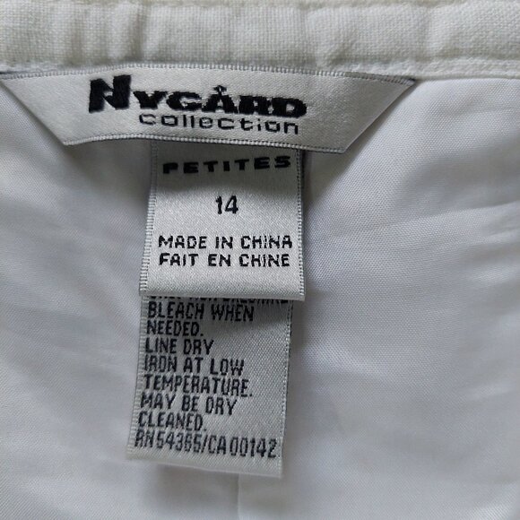 Nygård Collection A-Line Skirt Size 14P Exquisite Gold Embroidered Detail - Picture 4 of 7